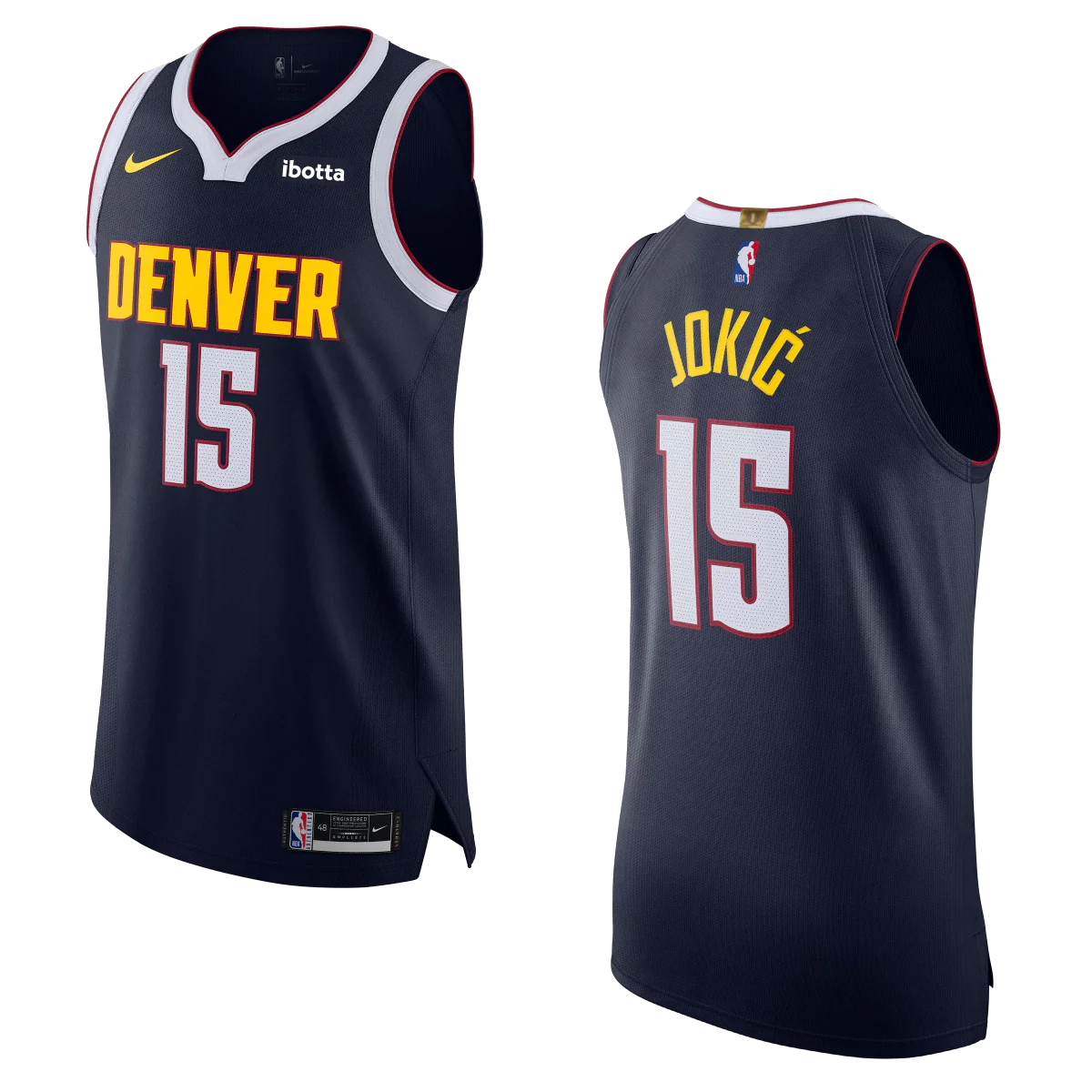 Denver Nuggets #15 Nikola Jokić Icon Authentic Jersey - Image 3