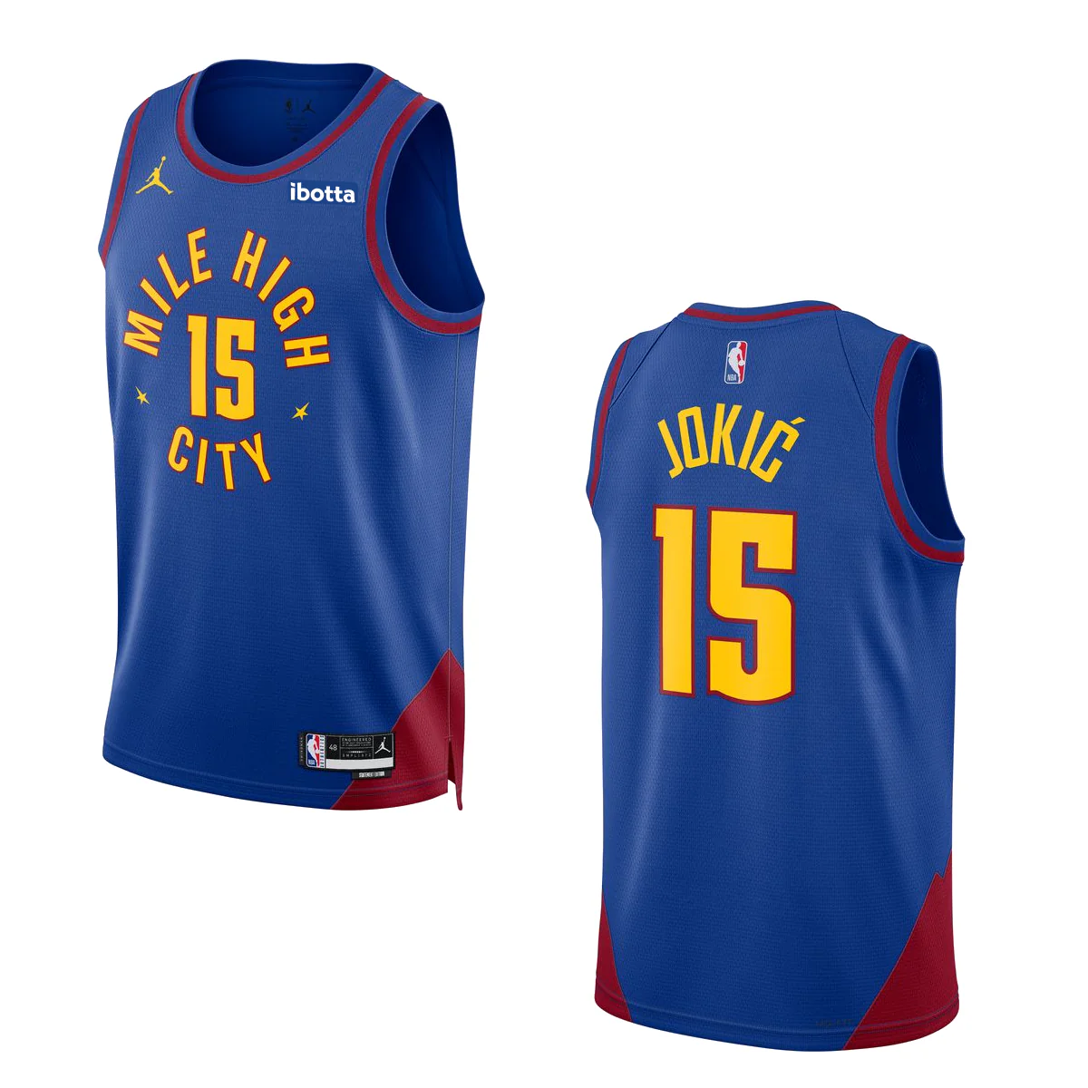 Denver Nuggets #15 Nikola Jokić Statement Swingman Jersey - Image 4