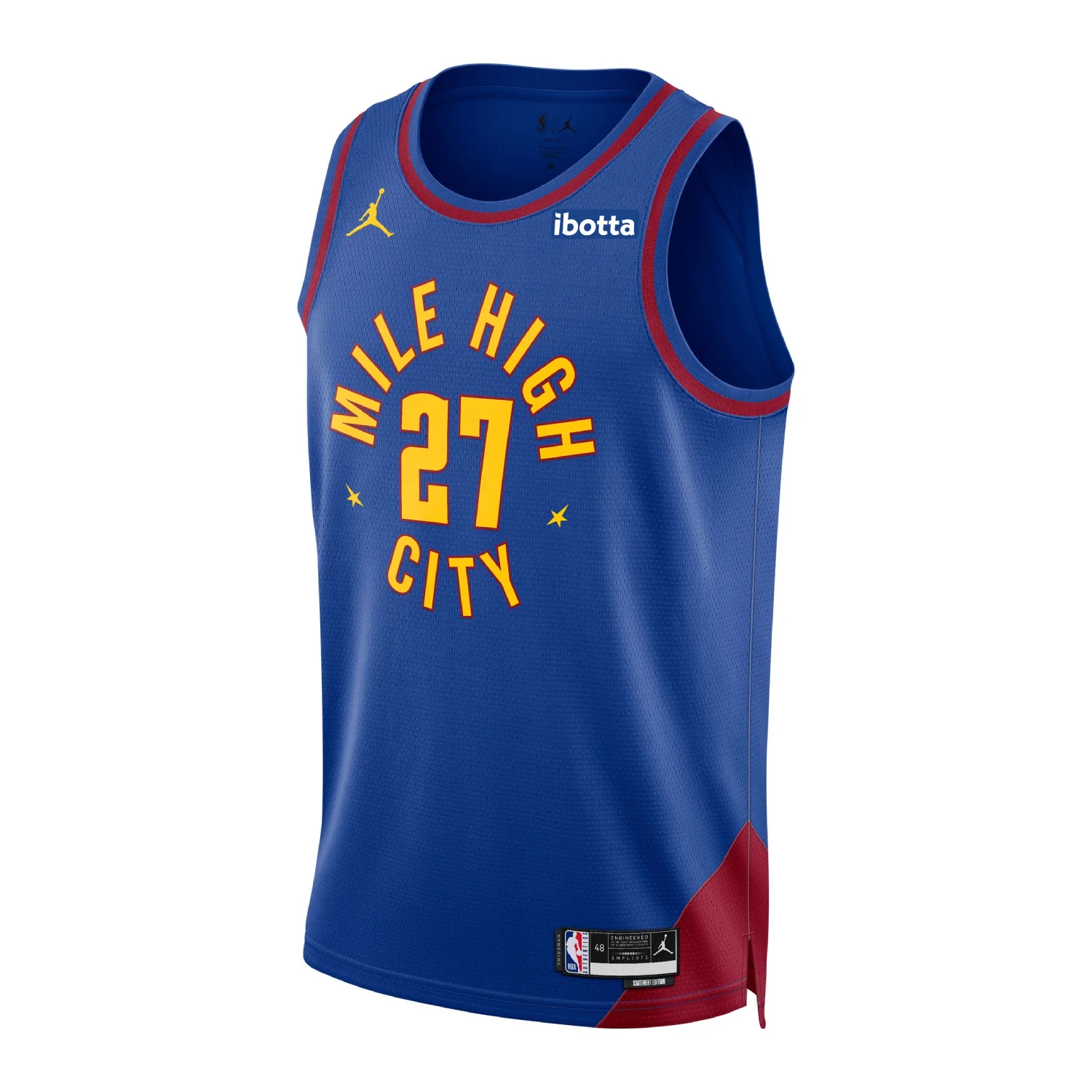 Denver Nuggets #27 Jamal Murray Statement Swingman Jersey - Image 3