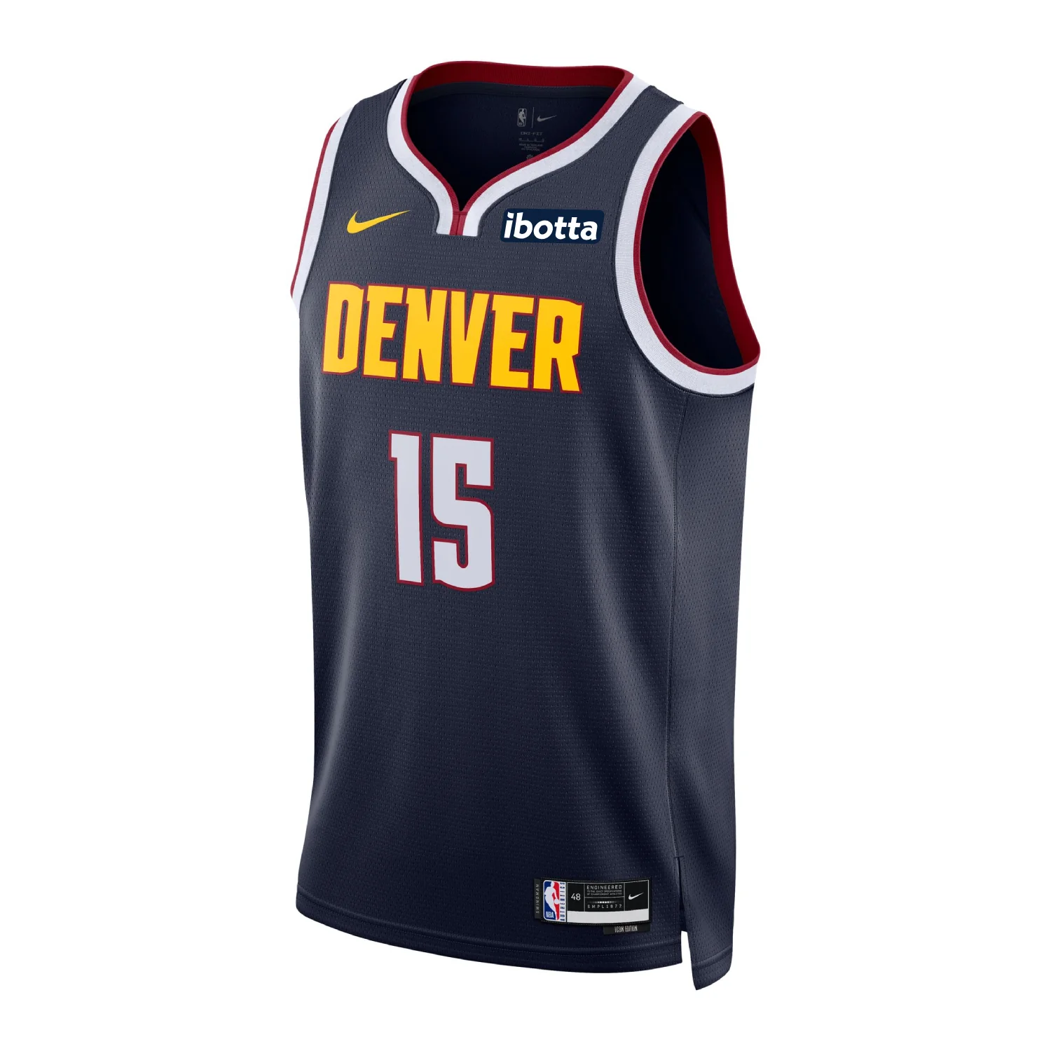 Denver Nuggets #15 Nikola Jokić Icon Swingman Jersey - Image 3